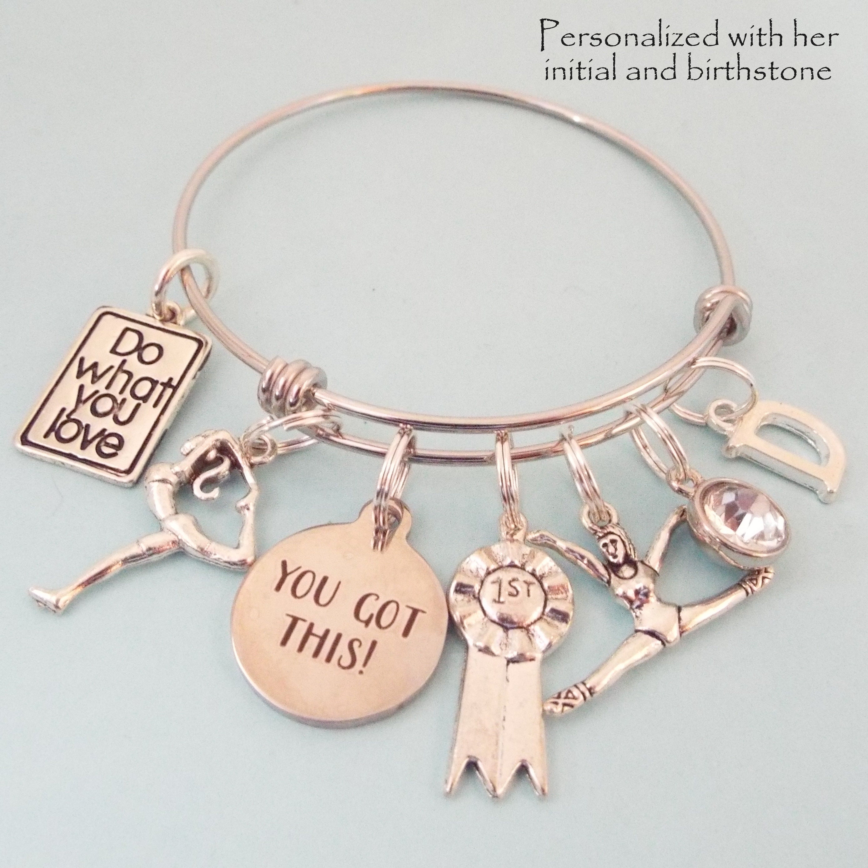 Girl's 11th Birthday Charm Bracelet, Personalized Gift, 11 Year Old