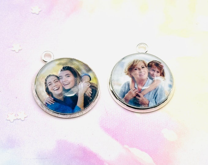 Add On a Custom Photo to Any Bracelet, Custom Photo for Charm Bracelet, Girls Birthday Gift, Custom Jewelry, Personalized Gifts for Girls