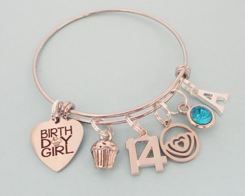 Girl 14th Birthday Personalized Birthstone Teenage Girl Birthday Teenager Gift Ideas for Her Daughter Gift Gift for Girl Turning 14