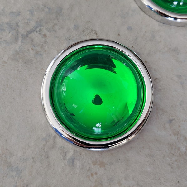 Bright Green Starfire Cosplay Brooch - Teen Titans Cosplay, green gem pin, Starfire gem, gem, pin, green and silver gem, Cosplay gem