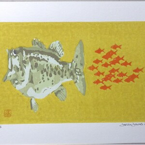 Together we can #2, 7 Colour Linoprint, Limited edition of 7 prints, 2021