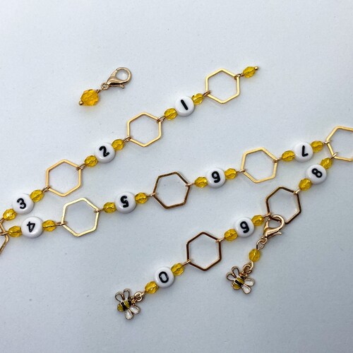 thumbnail image 2 of 1-10 Knitting Row Counter Chain Numbered Stitch Marker Chain 2 of 12