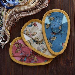 Cute Scissor case. Textile organizer.