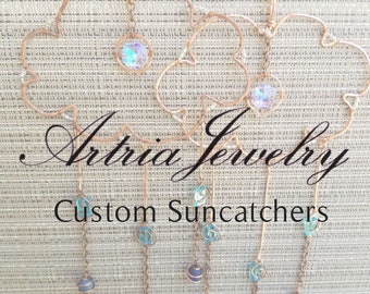 Artria Jewelry Custom Suncatcher, Customized Artisan Copper Designs, Mixed Metal Unique Garden and Window Accents, Upcycled Décor - ACUD0000