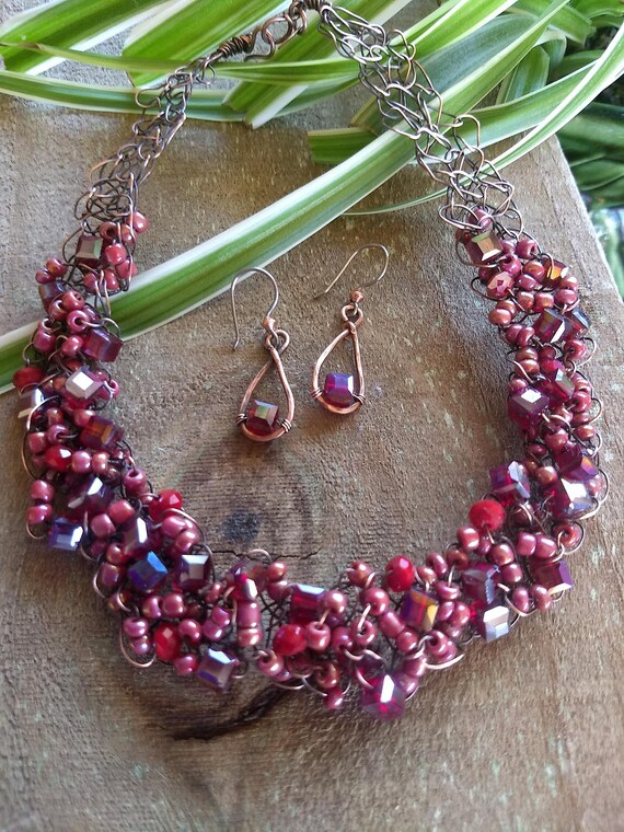 Etsy crochet necklace best sale