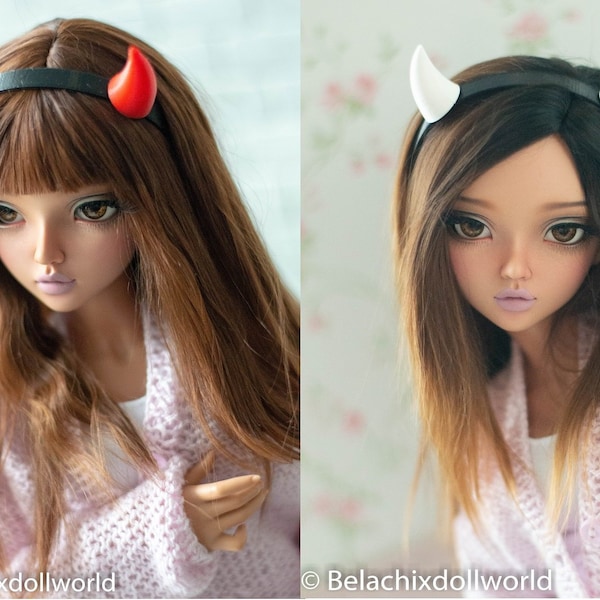 1:4, MSD headband, doll headband, devil headband , miniature headband, BJD , MSD , doll accessories, custom doll