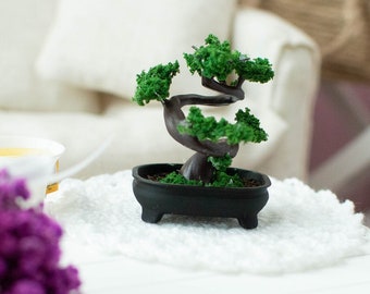1/4, 1/6 Miniatur Bonsai Baum, Miniaturbaum, Puppenhaus Dekoration, BJD, MSD, Puppenmöbel, Diorama, Roombox, Puppenhaus