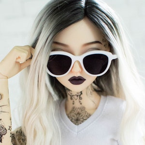 1:4, Doll oversized sunglasses, msd glasses, minifee eyeglasses , BJD, MNF , minifee eyeglasses, glasses,  eyewear, doll glasses