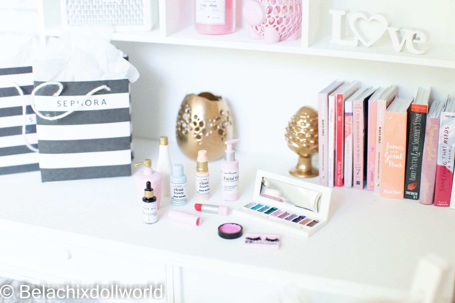 1/4 or 1/6 Miniature Make up Set Dollhouse Make Up Doll Make Etsy