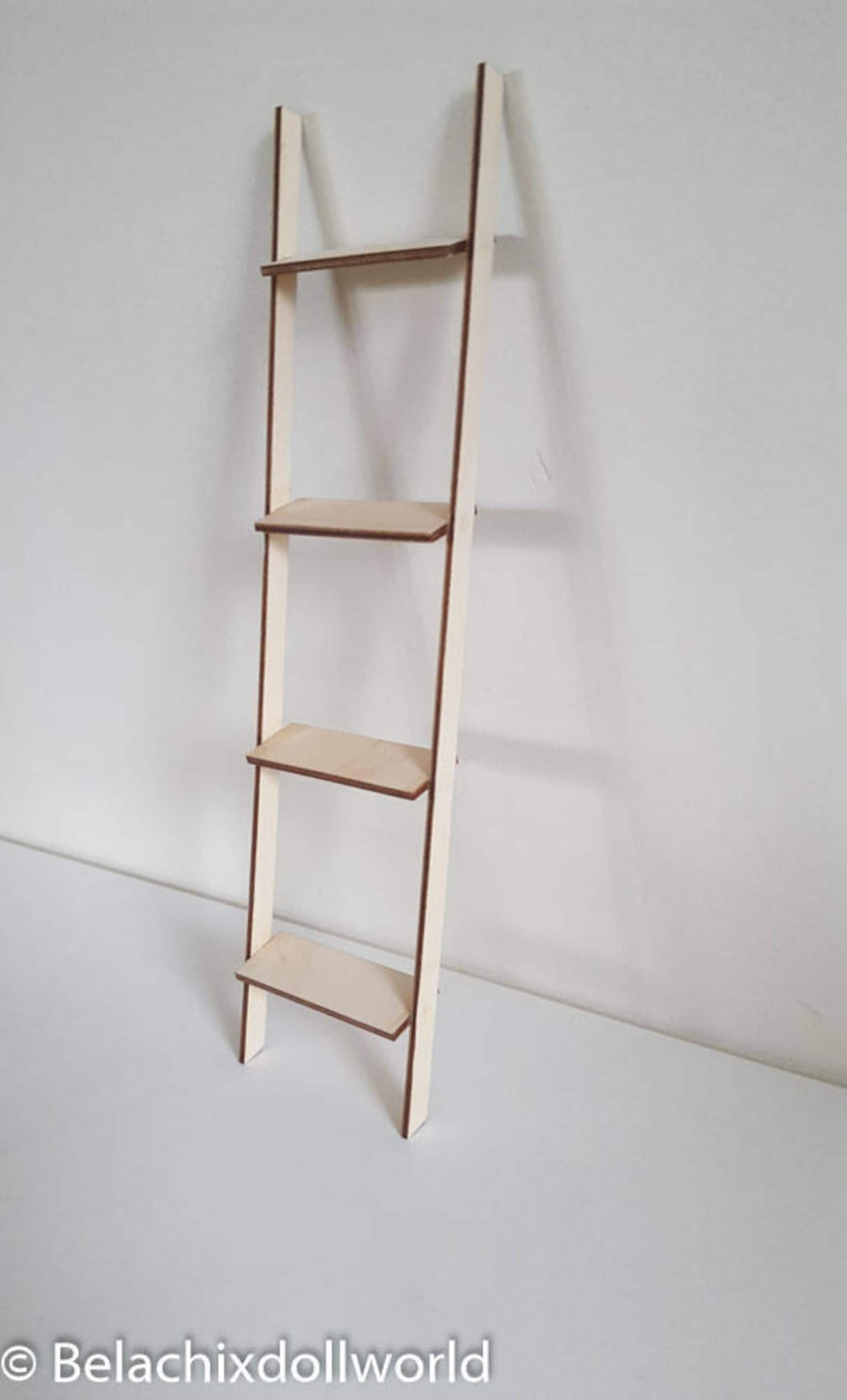 Miniature Ladder Shelf Ladder Shelf Dollhouse Shelf KIT Etsy