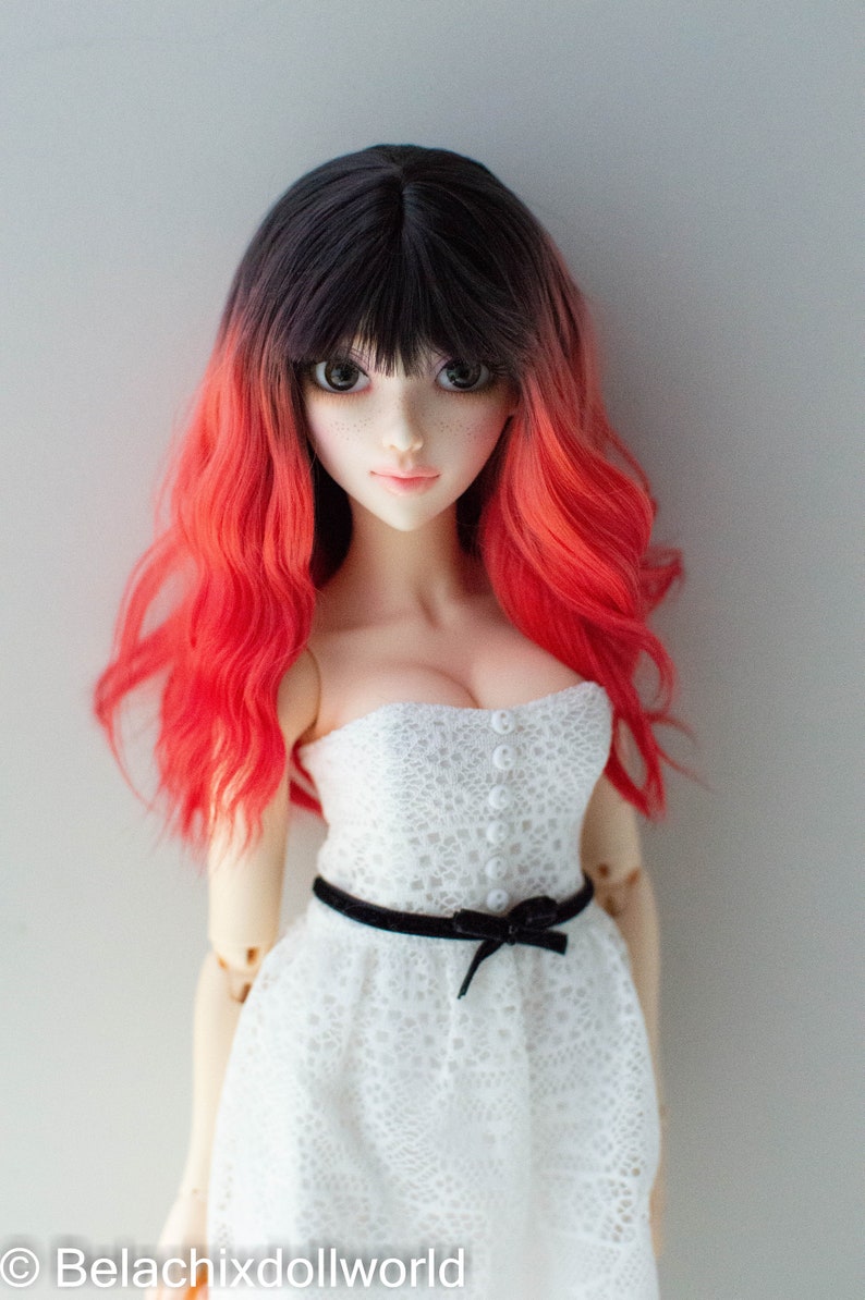 6 Alpaca Wig, 16.5 cm wig, little fee, enni sweetelf, Bjd wig, small MSD, BJD MSD image 4