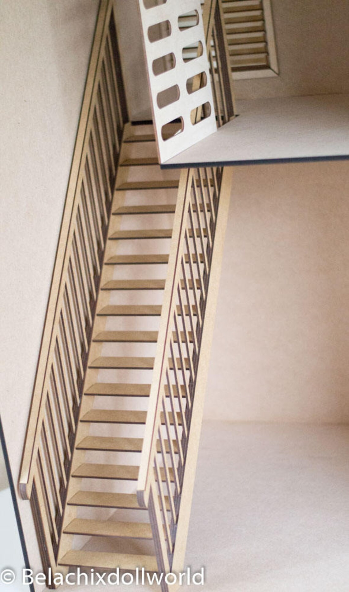 1/6 1/4 Miniature Stairs Dollhouse Dollhouse Stairs Etsy UK