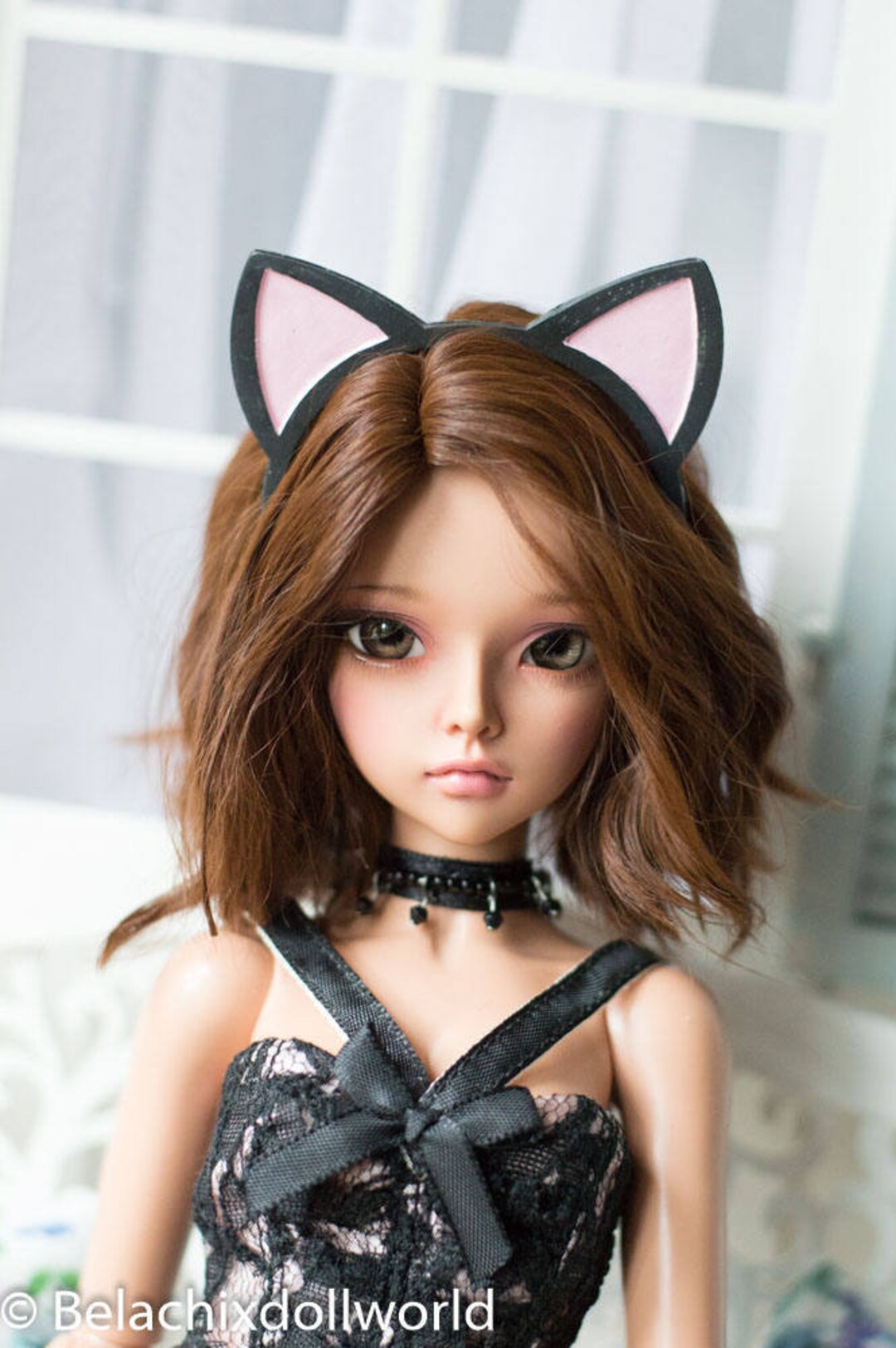 1:4, Minifee Cat Headband, Headband for Dolls 18 Cm, 7