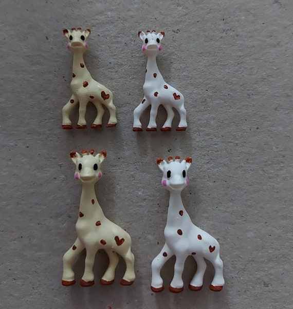 1/8, 1/6 miniature Sophie la girafe, jouet miniature pour bébé, pépinière  de maison de poupée, pépinière miniature, BJD, nappy choo, lati jaune -   France