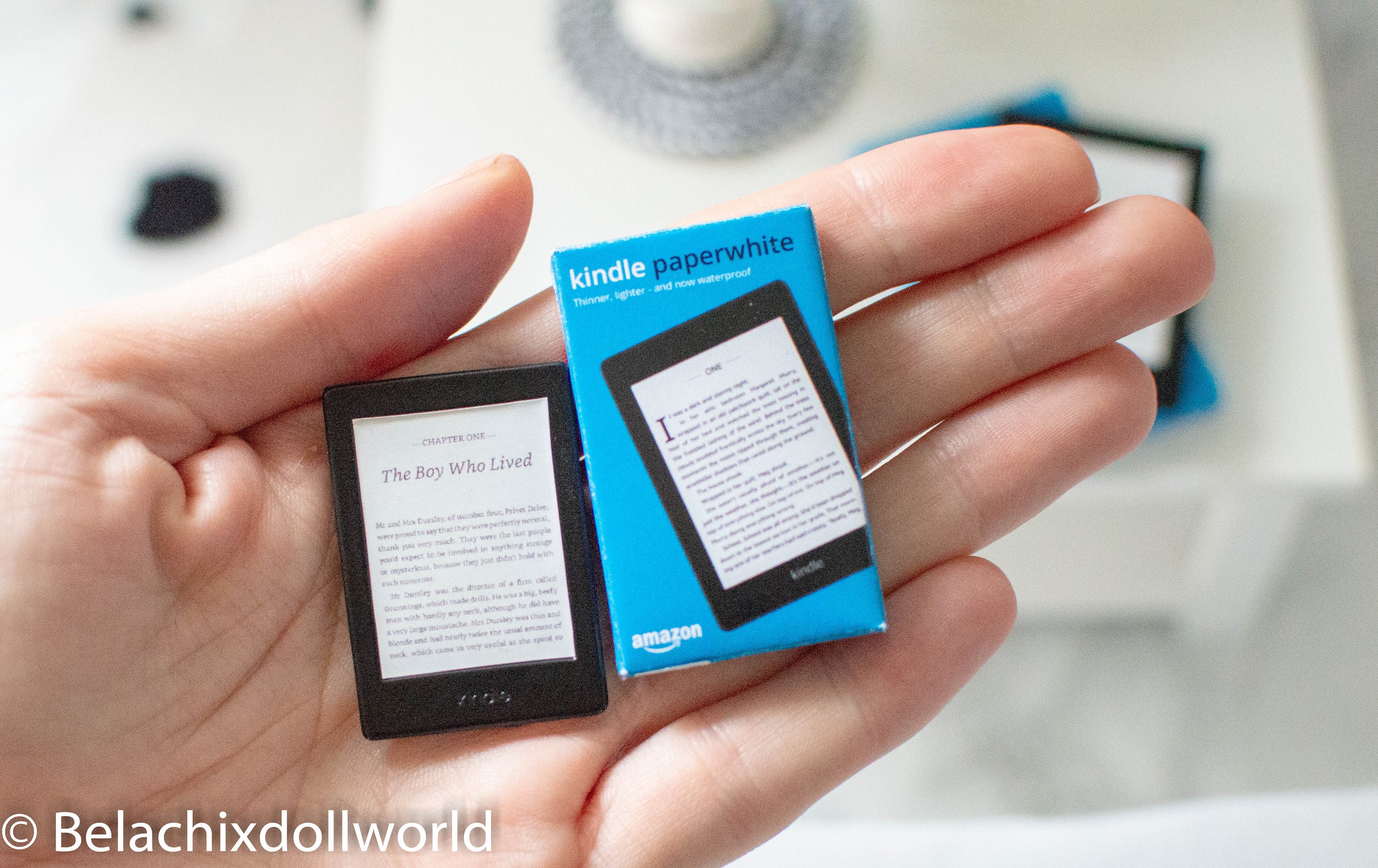 1/4 and 1/3 miniature e-reader miniature e-reader dollhouse | Etsy