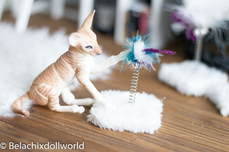 jouet pour chat bjd bjd chat jouet chat miniature | etsy