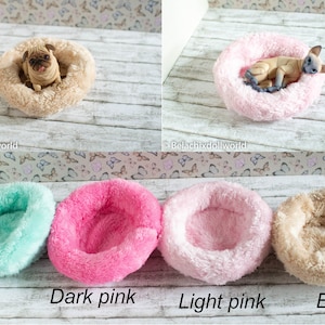 1:4 , 1/6, Dollhouse pet nest, BJD dog bed, bjd cat bed, cat nest, dog bed, cat hideout,, cat accessories diorama , dollhouse accessories