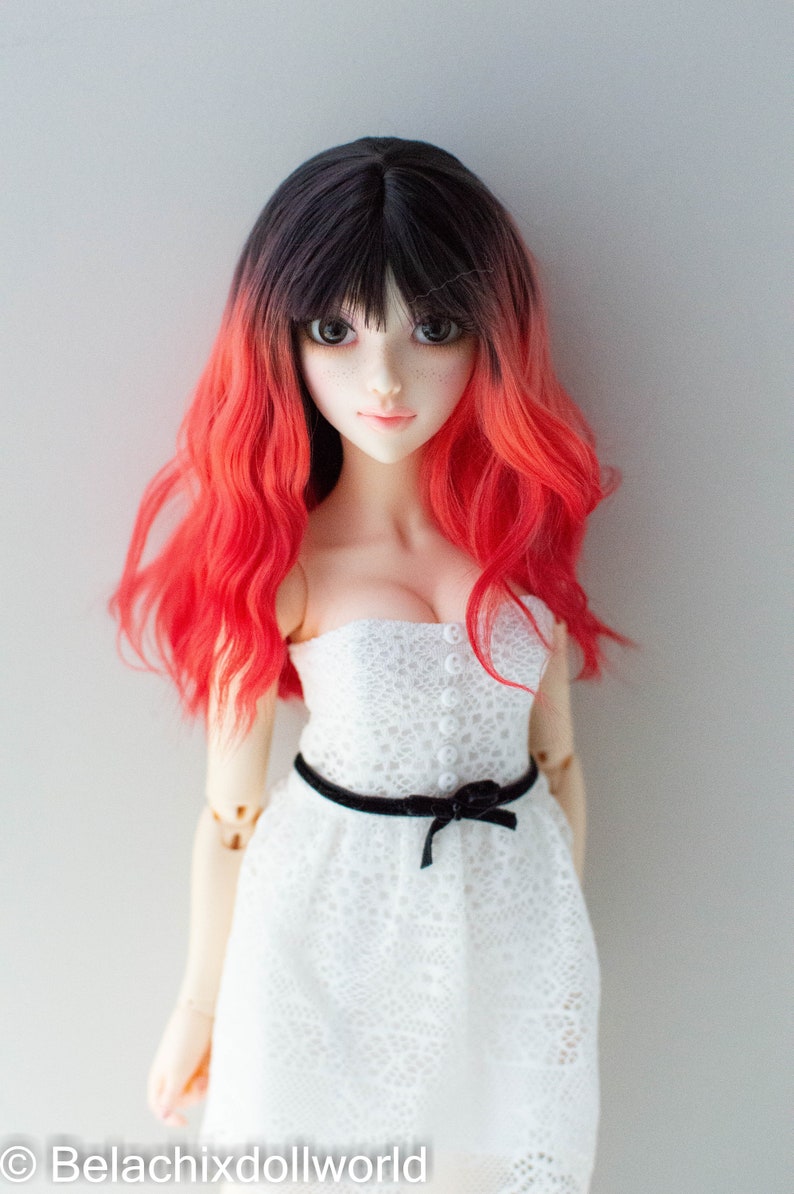 6 Alpaca Wig, 16.5 cm wig, little fee, enni sweetelf, Bjd wig, small MSD, BJD MSD image 2