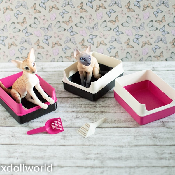 Dollhouse Miniature Litter Box - Etsy