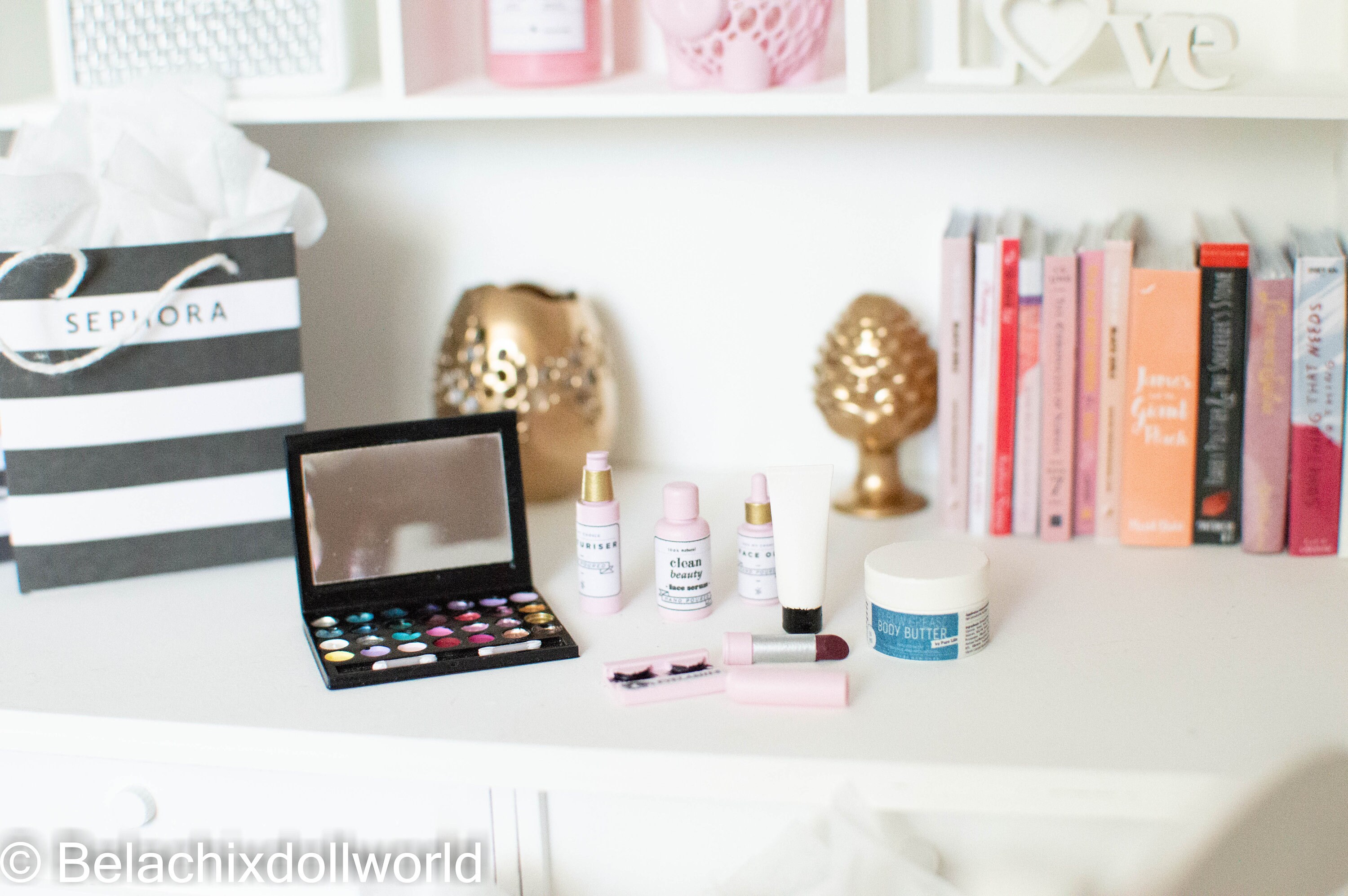 1/4 or 1/6 miniature make up set dollhouse make up doll make Etsy