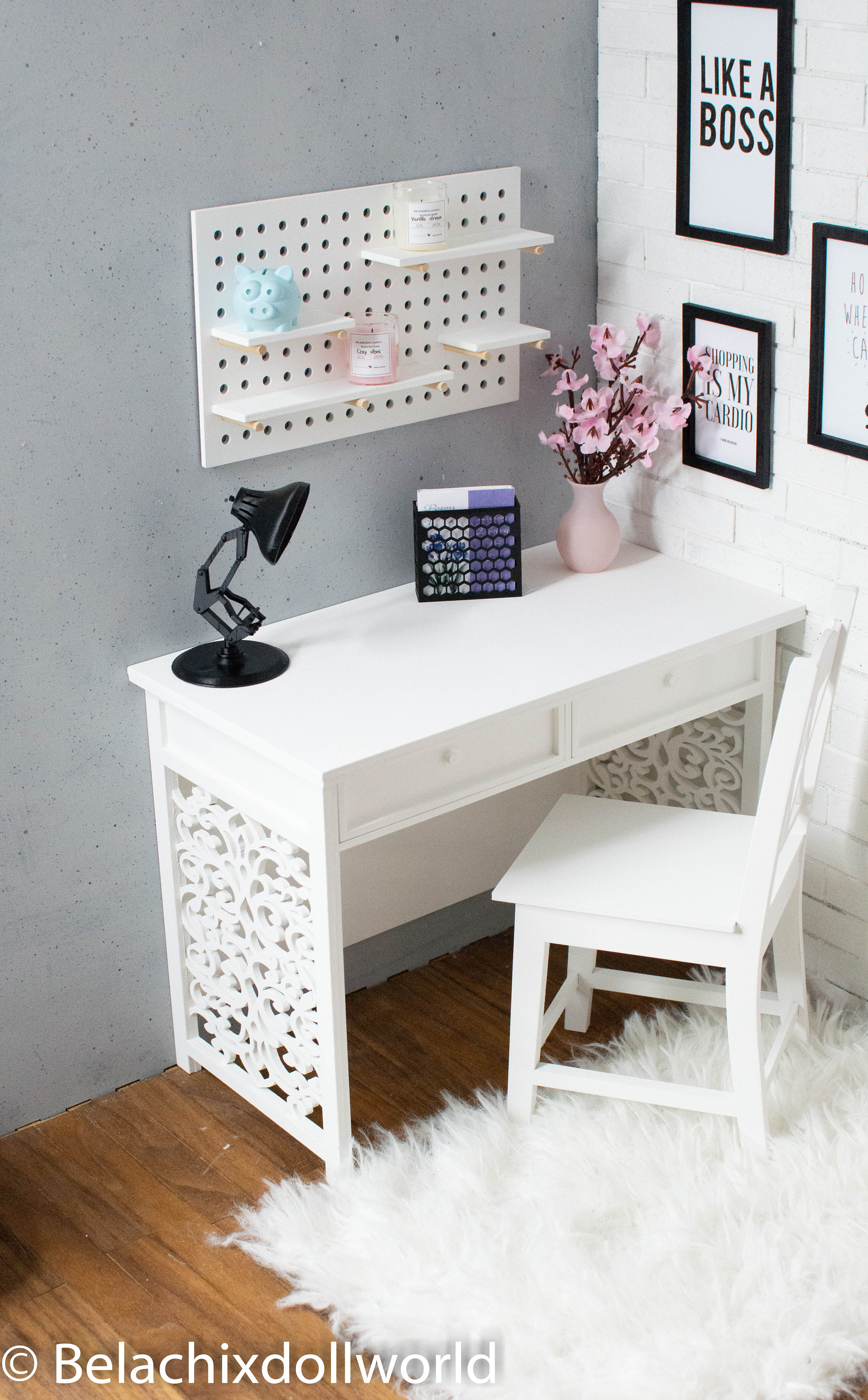 Miniature Peg Board Dollhouse Pegboard Miniature Wall Shelf - Etsy UK