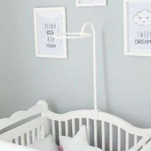 1/4  miniature bed canopy, miniature bed sky, 1:6 miniature crib accessories, dollhouse nursery,   miniature baby