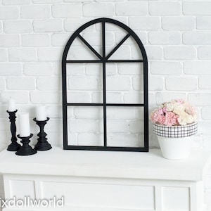Dollhouse accessories, Miniature dollhouse prop, Miniature fake window decoration, fake window, window decoration, dollhouse prop