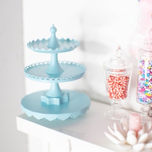 Suporte para cupcake em miniatura de 3 camadas, 1/4, 1/6, suporte para bolo, decoração de casa de bonecas, comida em miniatura, decoração em miniatura