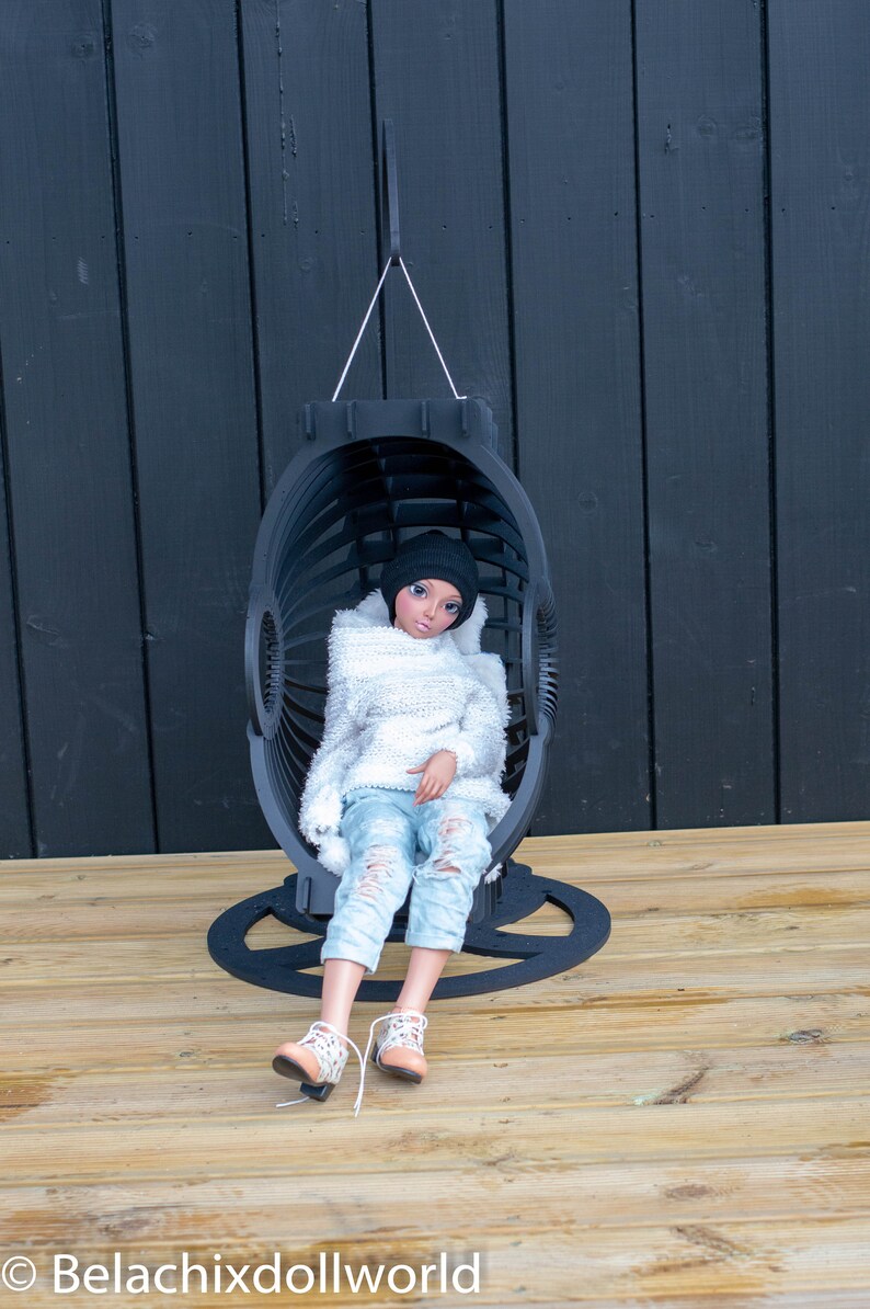 SD Hanging Chair KIT Miniature Modern Hanging Chair Hanging Etsy