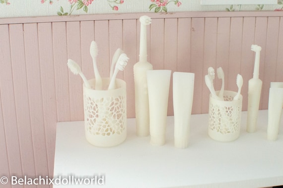 1 6 1 4 1 3 Size Unfinished Miniature Toothbrush Lot Miniature Bathroom Set Dollhouse Bathroom Minifee Accessories Doll Accessories Etsy Canada