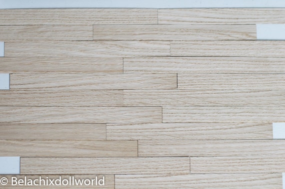TOYANDONA – 20 Pièces Sol En Bois Pour Maison De Poupée – Échelle 1:12 – Parquet Miniature Rétro – Accessoire Déco Maison De Poupée