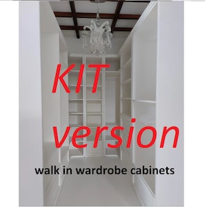 KIT/cabina armadio in miniatura 1/4 non incollata, guardaroba per bambole minimalista, BJD, MSD, mobili per bambole, diorama, casa delle bambole roombox
