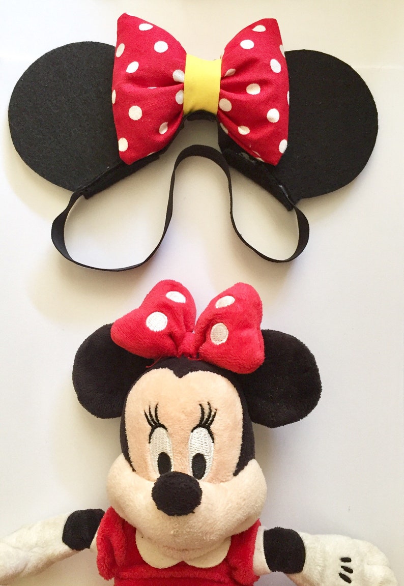 Orejas Minnie diadema Minnie Mouse orejas inspiradas en Etsy