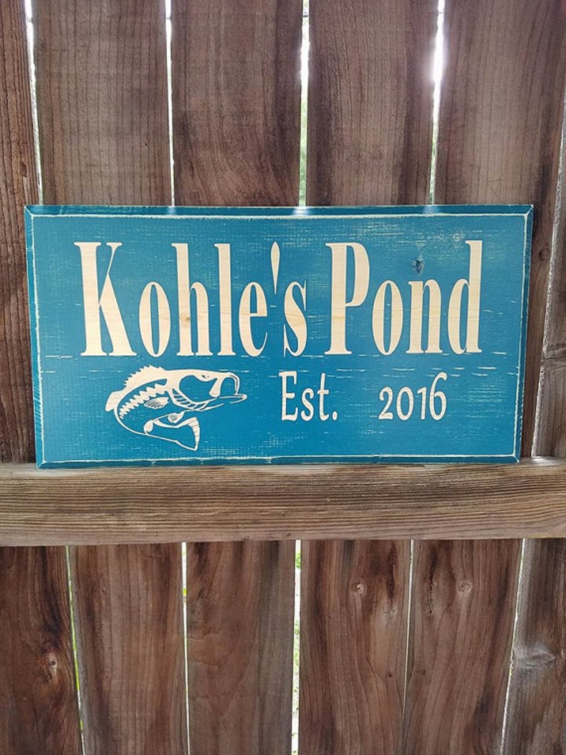 Lake House Sign Outdoor Plaque Lake House Decor Wooden | Etsy