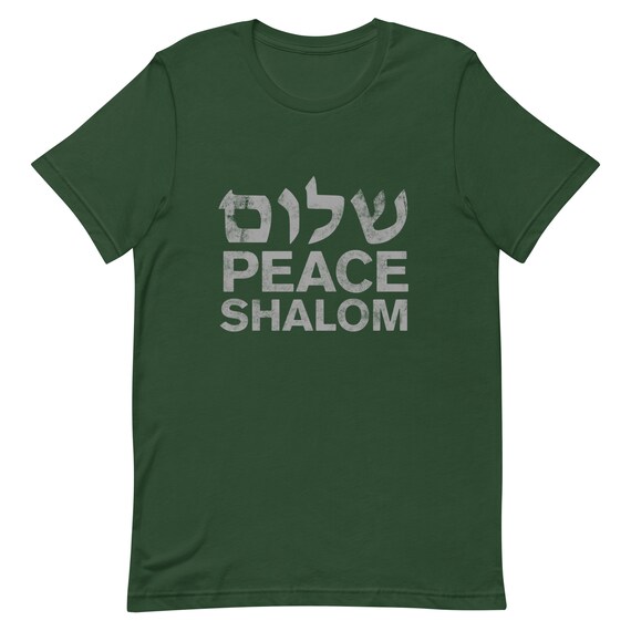 ★SHALOM★ PINK SHALOM TEE שלום (Shalom) Women's Tee – hebrewshirts