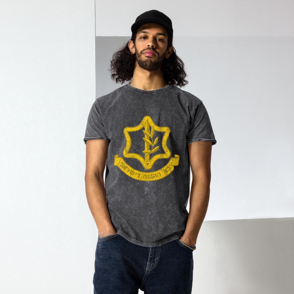 IDF Emblem T-Shirt: Combed Cotton Military-Inspired Streetwear