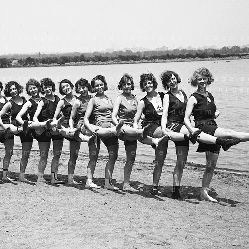 20's Flapper Bathing Beauties Printable Photo. Art Deco - Etsy