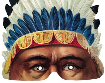 Native American Mask - Etsy