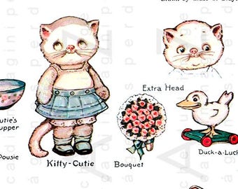 Cat Dress up Doll - Etsy