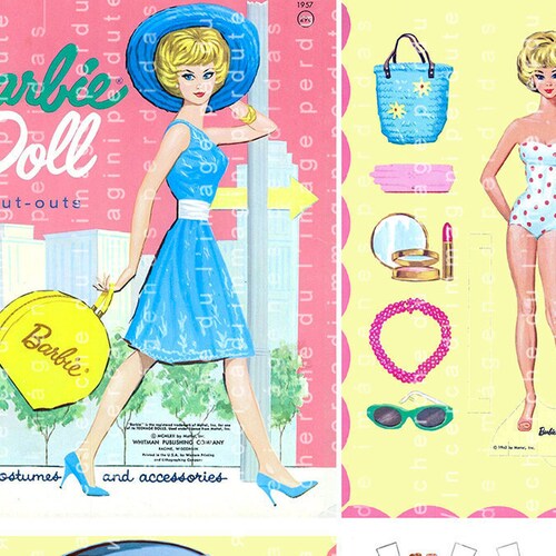 Pdf Printable Digital Vintage Paper Dolls Merry Christmas Fun - Etsy