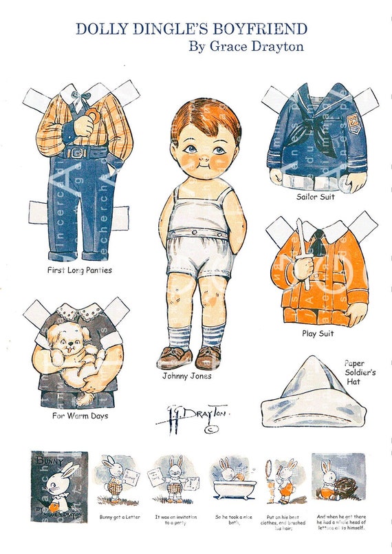 printable vintage paper dolls