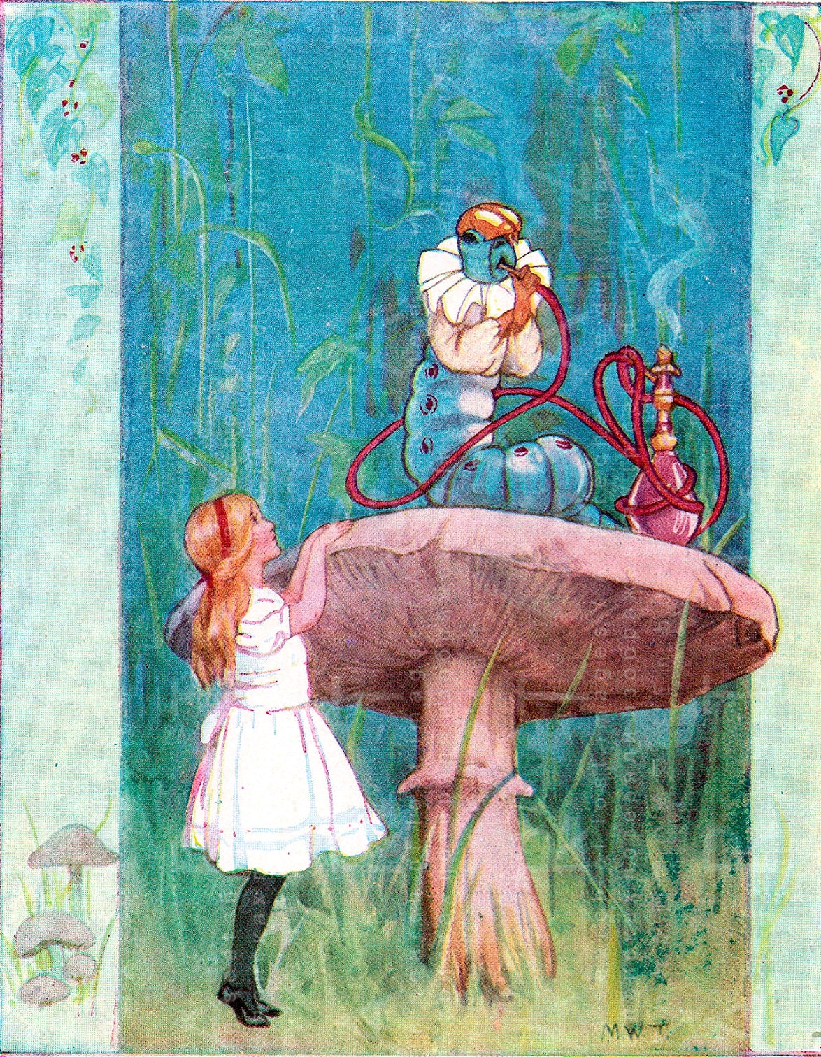 Alice In Wonderland Vintage Image. Alice Antique Illustration. | Etsy
