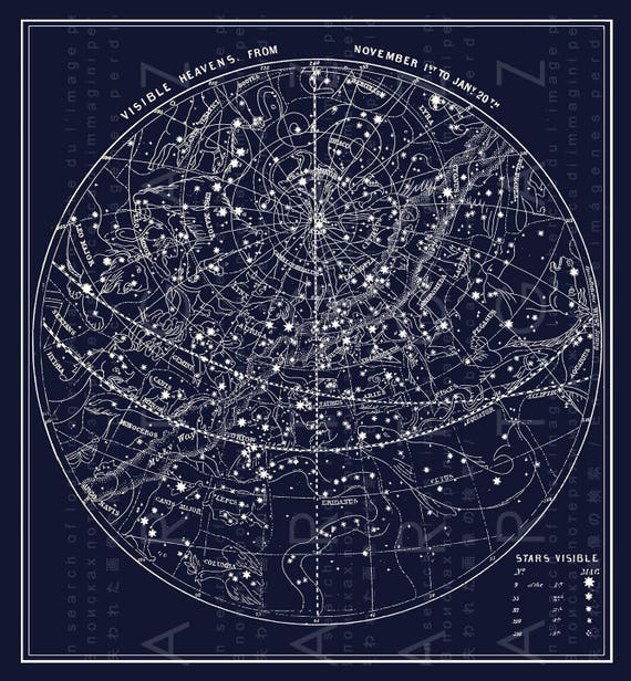 Star Chart Southern Hemisphere November