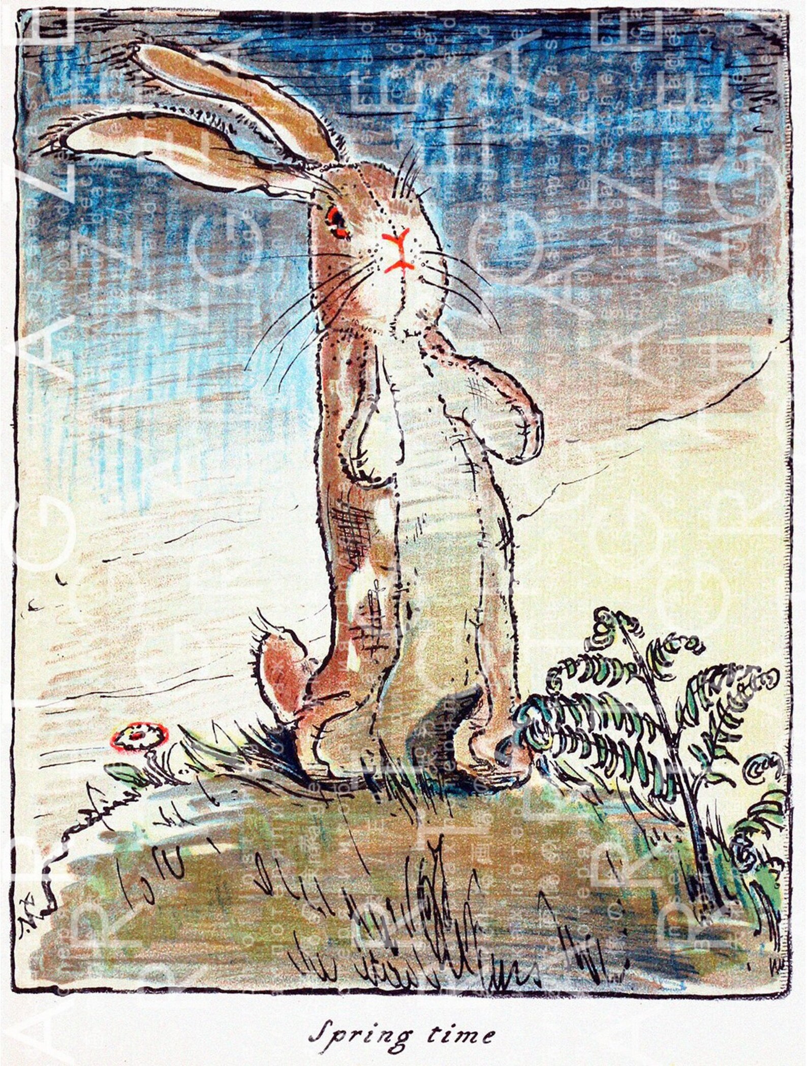 The Velveteen Rabbit Printable Vintage Illustration From 1922 | Etsy