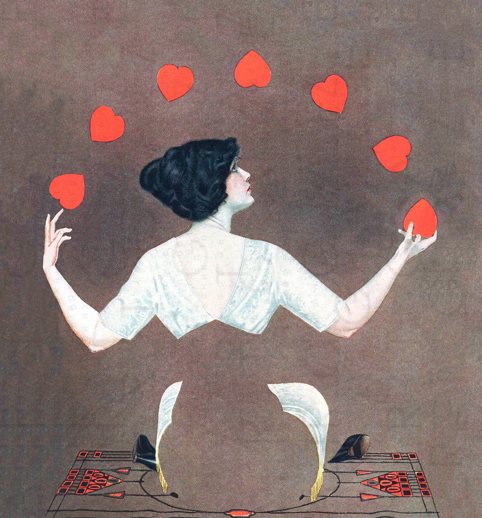 Hearts Juggler Art Deco PRINTABLE VALENTINE FAB Coles Etsy hearts-juggler-art-deco-printable-valentine-fab-coles-etsy