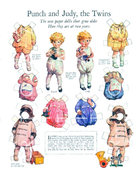 paper dolls for toddlers