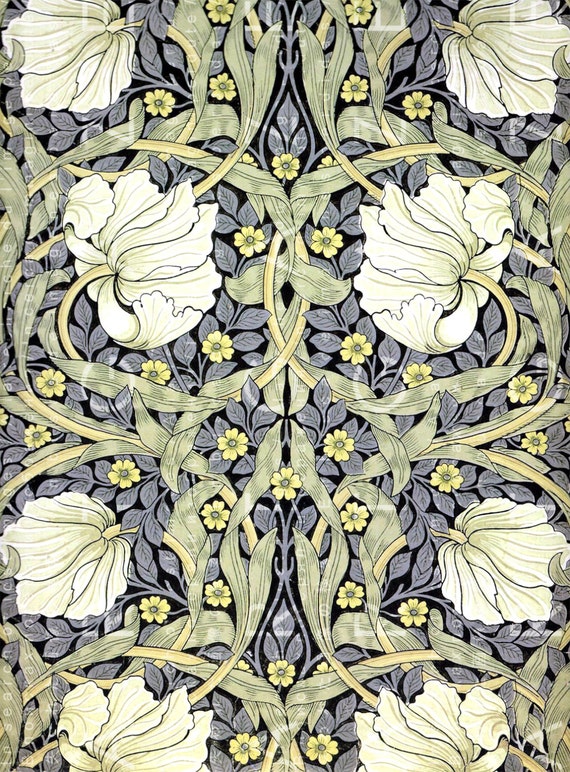 Vintage William Morris Pattern Pimpernel Flowers Digital Etsy Vintage William Morris Pattern Pimpernel Flowers Digital Etsy