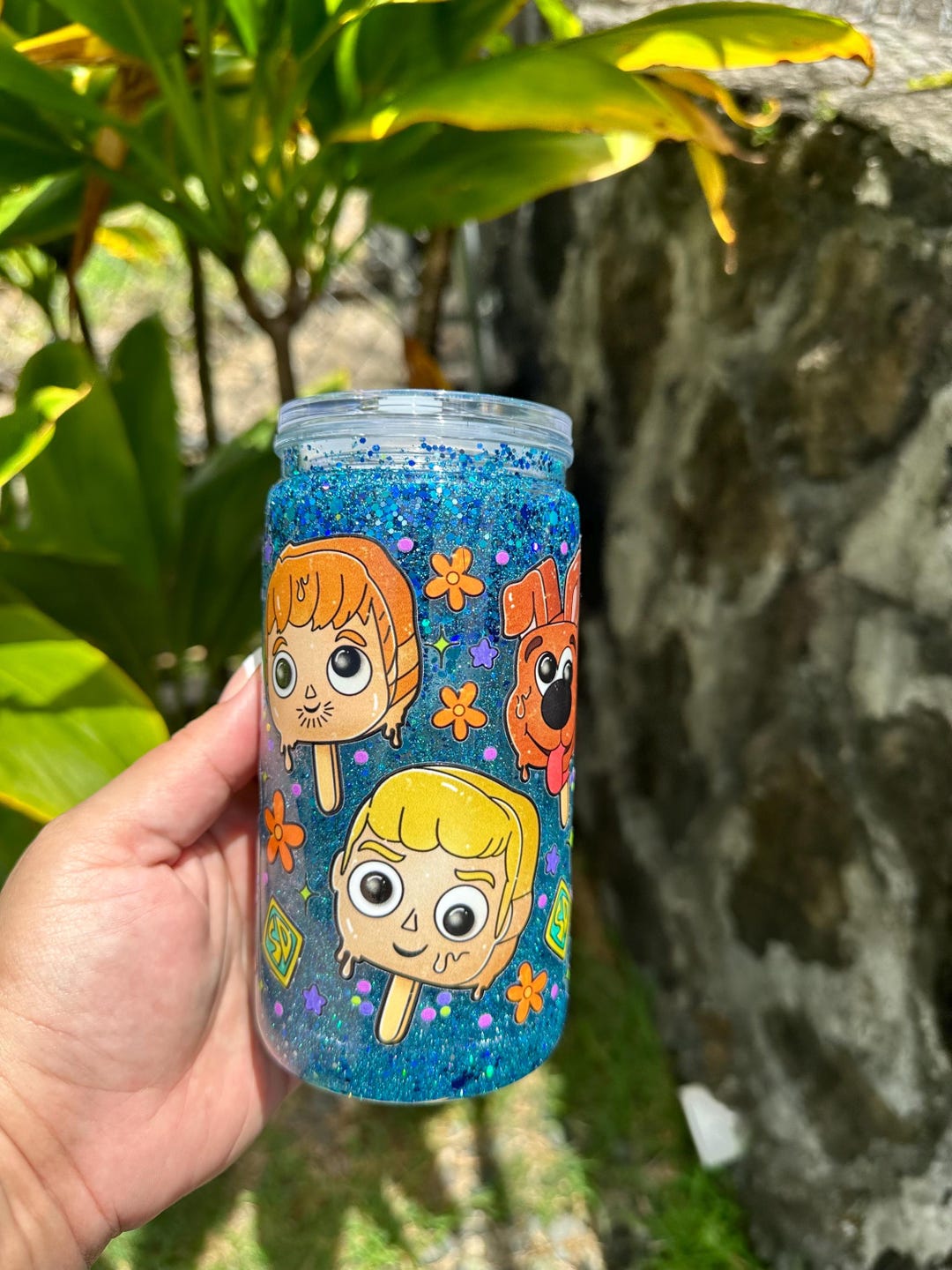 Scooby Doo Snow Globe Acrylic Tumbler - Etsy