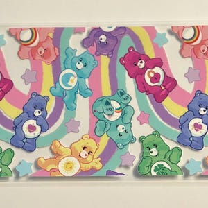 Care Bears UV DTF 16oz Cup Wrap
