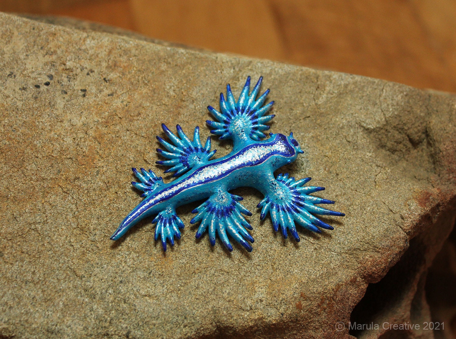 Atlan the Nudibranch glaucus Atlanticus blue - Etsy Denmark